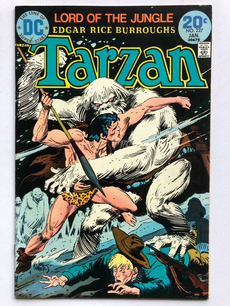 Comics about Bigfoot: Tarzan Vol 1 Issue #227 (1974)