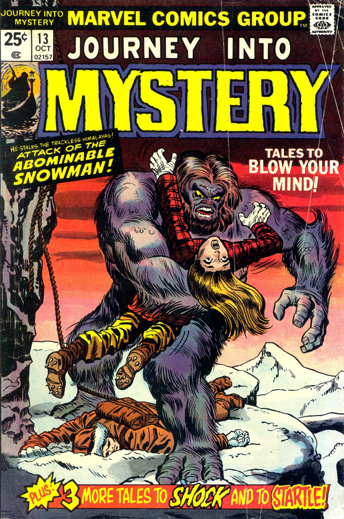 Comics about Bigfoot: Journey Into Mystery Vol 2 Issue #13 (1974)