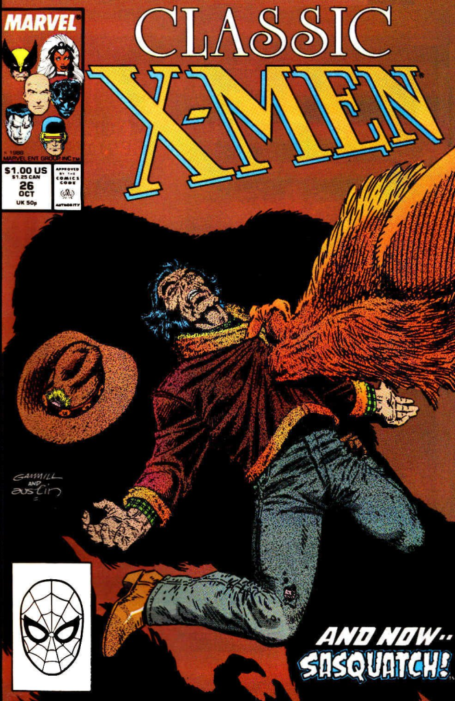 Comics about Bigfoot: Classic X-Men Vol 1 #26 (1988)