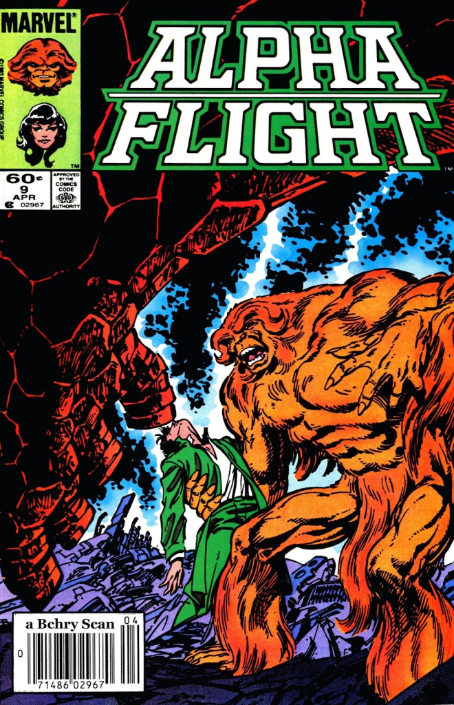 Comics about Bigfoot: Alpha Flight Issue #9 (1983)