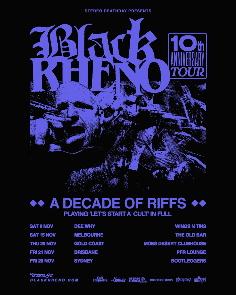 Black Rheno - 10 Year Anniversary Tour Dates