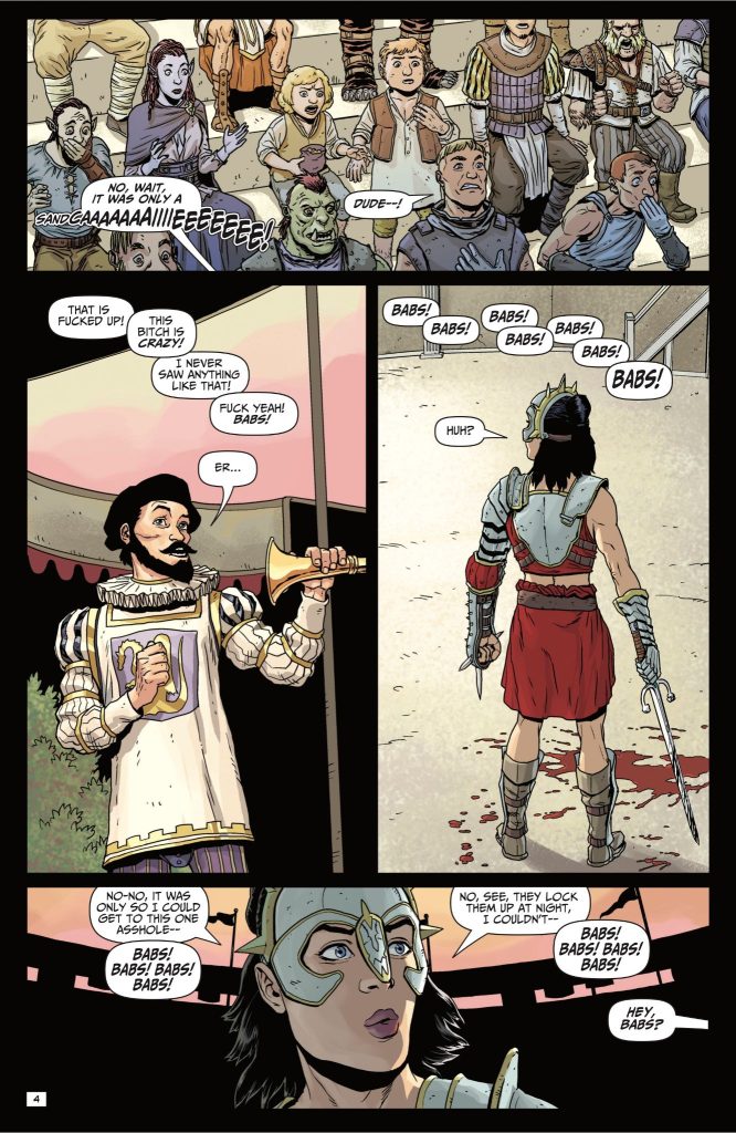 Babs: The Black Road South #1 - Sample Page 4