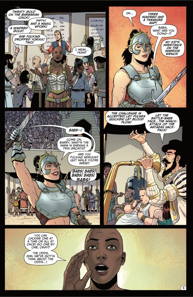 Babs: The Black Road South #1 - Sample Page 5