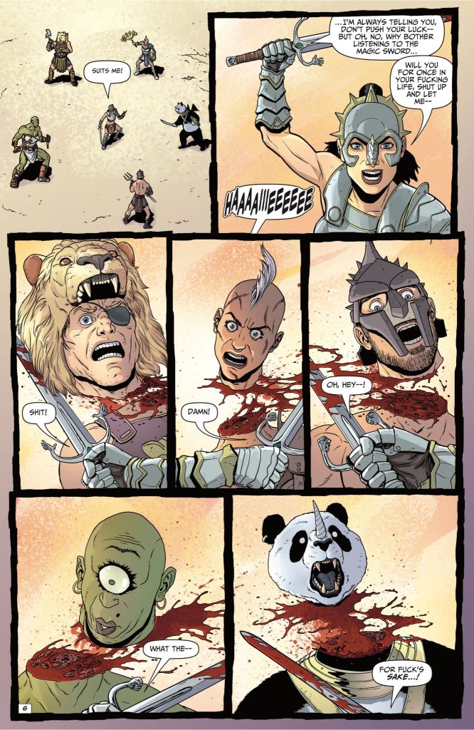 Babs: The Black Road South #1 - Sample Page 6