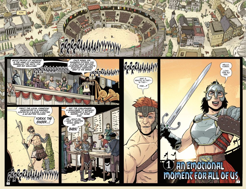 Babs: The Black Road South #1 - Sample Pages 2-3