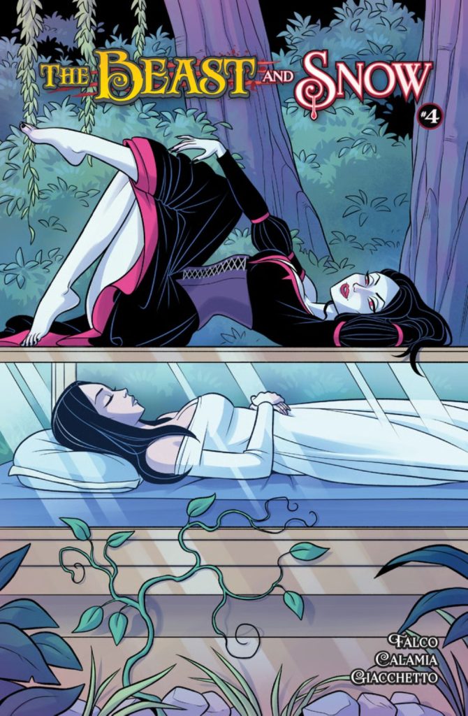 The Beast and Snow #4 - Cover B by Dorilys Giacchetto 