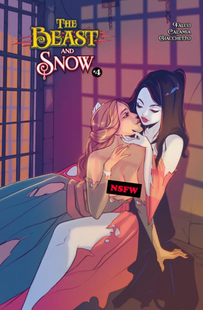 The Beast and Snow #4 - Cover F by Ashleigh Izienicki