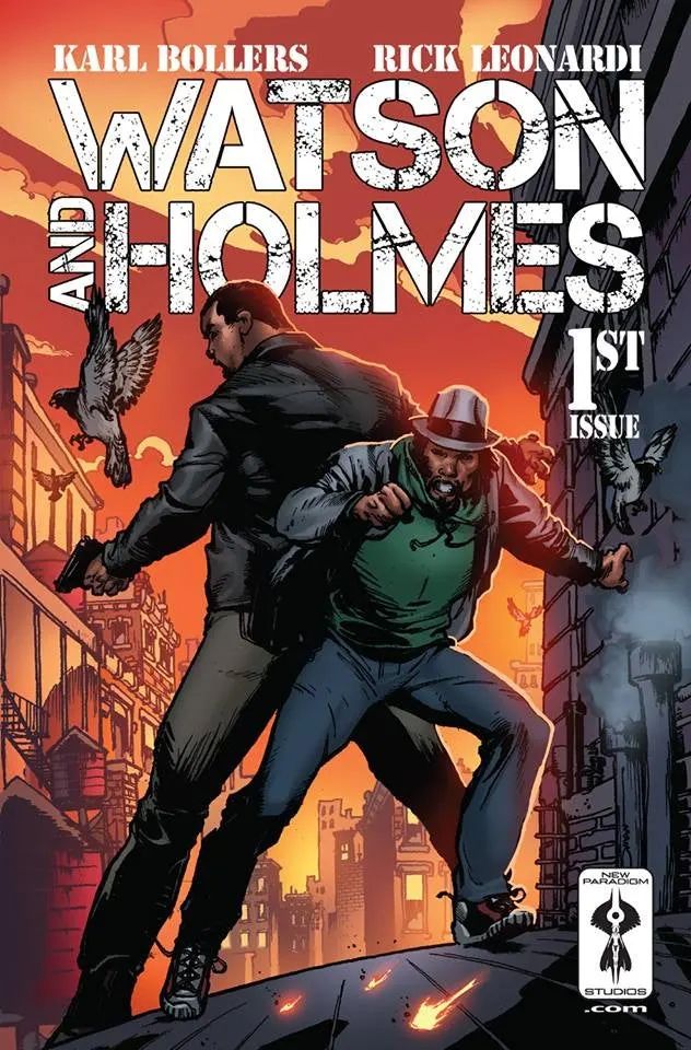 Gritty Graphic Novels: "Watson and Holmes: A Study In Black" by Karl Bollers and Rick Leonardi