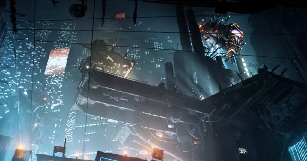 Movies like Ready Player One: The expansive cyberpunk world in "Blade Runner"