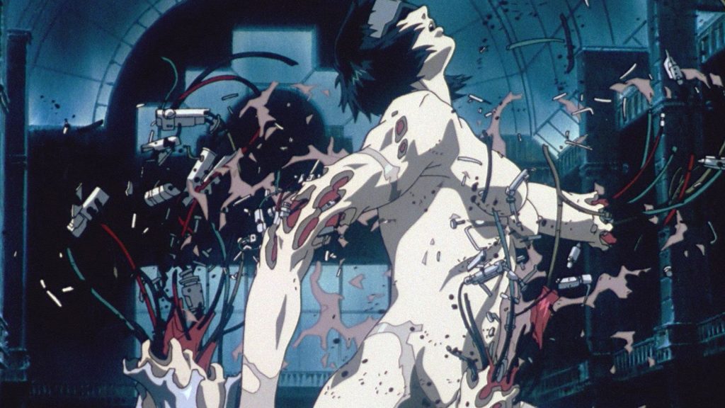 Movies like Ready Player One: Ghost in the Shell (1995). Major Motoko Kusanagi confronts the elusive Puppet Master and gets torn to shreds in the process.