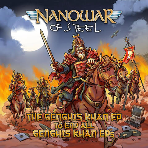 NANOWAR OF STEEL - "The Genghis Khan EP to End All Genghis Khan EPs" - Album Art